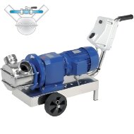 Bomba de impulsor LIVERANI RID MAXI 80 +BY-PASS NR TF 4.0kW, 470rpm, 380V con reductora, sobre carro con panel de control CE