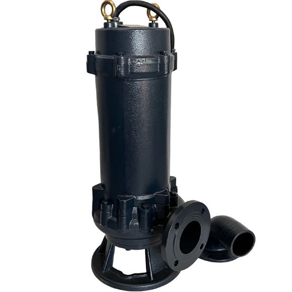 Bomba de aguas residuales con impulsor cortante 100WQV80-30-15/2 para el bombeo de aguas de inundación Bomba de aguas residuales con impulsor cortante 100WQV80-30-15/2 para el bombeo de aguas de inundación