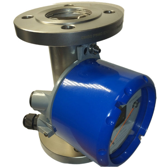 DN50 Débitmètre en acier inoxydable rotamètre KLZZ PN40 (alcool 96%), 1600...16000 l/h, 4-20mA, Ex DN50 Débitmètre en acier inoxydable rotamètre KLZZ PN40 (alcool 96%), 1600...16000 l/h, 4-20mA, Ex