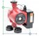 Pompa obiegowa z czujnikiem temperatury 100W Hmax 6m Qmax 75l/min Ø1½ 130mm + nakrętki Ø1 AQUATICA (7740