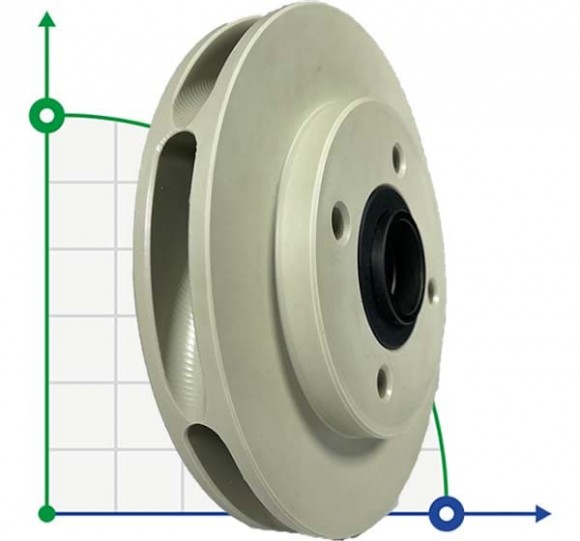 Impeller for DiaPump PA 6900 PP pump Impeller for DiaPump PA 6900 PP pump