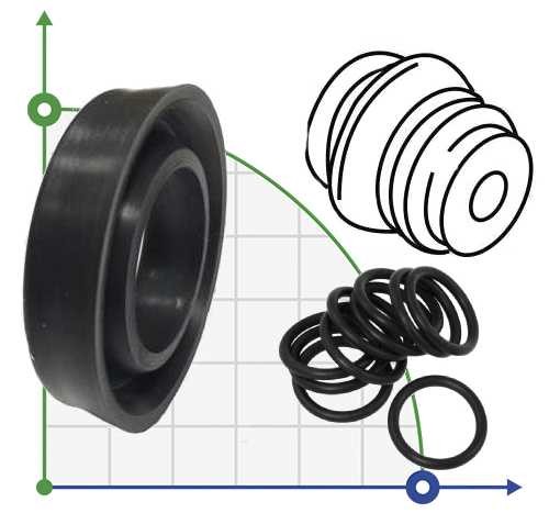 Нижнее уплотнение PTFE седла клапана для BOXER 81 ALU