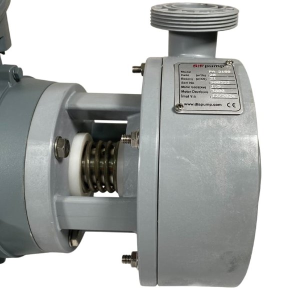 Bomba química de plástico DiaPump PAra ácidos DiaPump PA2150 PP, 1,5 kW, 3000 rpm, 380V Bomba química de plástico DiaPump PAra ácidos DiaPump PA2150 PP, 1,5 kW, 3000 rpm, 380V