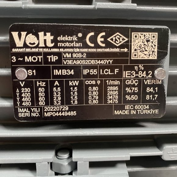 Bomba química de plástico DiaPump PAra ácidos DiaPump PA2150 PP, 1,5 kW, 3000 rpm, 380V Bomba química de plástico DiaPump PAra ácidos DiaPump PA2150 PP, 1,5 kW, 3000 rpm, 380V