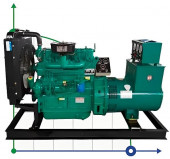Generador diesel industrial XHY-R30GF con ATS, motor Ricardo 40kVA, 30kW, 380V/50HZ tipo abierto Generador diesel industrial XHY-R30GF con ATS, motor Ricardo 40kVA, 30kW, 380V/50HZ tipo abierto