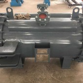 Spiral heat exchanger 120m2, AISI 304, detachable type Spiral heat exchanger 120m2, AISI 304, detachable type