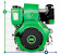 Silnik Diesla PD 186, 5,7kW, 3000rpm, napędzany przez WOM