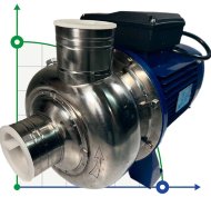 Центробежный насос для воды BB300/150D, AISI304, 220V/50Hz, 2900 Центробежный насос для воды BB300/150D, AISI304, 220V/50Hz, 2900