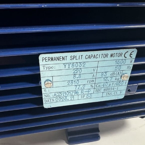 Pompe centrifuge à eau BB300/150D, AISI304, 220V/50Hz, 2900