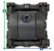 Pneumatyczna pompa membranowa MICROBOXER PVDF Conduct Pneumatyczna pompa membranowa MICROBOXER PVDF Conduct