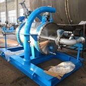 Spiral heat exchanger 150m2, AISI 304, detachable type Spiral heat exchanger 150m2, AISI 304, detachable type