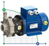 Bomba antideflagrante con acoplamiento magnético FLUIMAC COMPASS CM 4 PP, 0,12 kW, 380V, Ex Bomba antideflagrante con acoplamiento magnético FLUIMAC COMPASS CM 4 PP, 0,12 kW, 380V, Ex