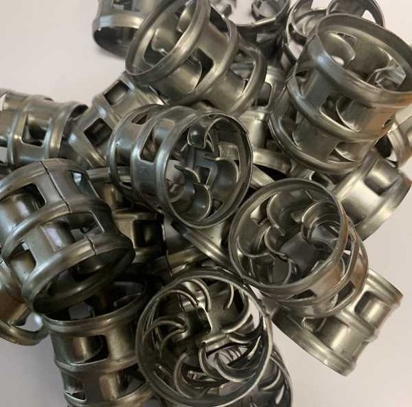 Metalowa dysza Pall Ring AISI 316L, 15 mm, Pall Ring, VFF