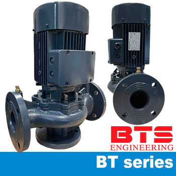 Циркуляційні насоси ін-лайн серії BT для систем опалення