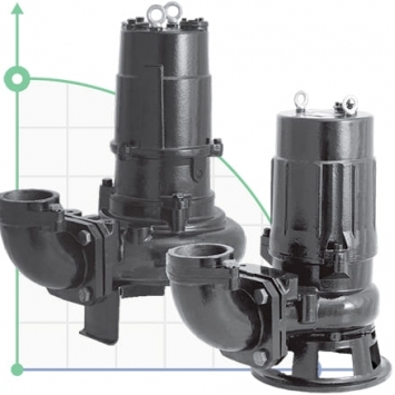 Drainage pump WQK with cutting device