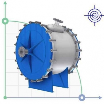Spiral shell and tube heat exchanger