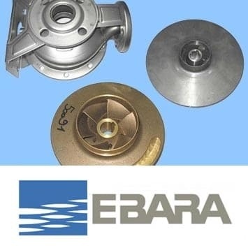 Spare parts for pumps Ebara