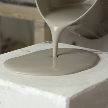 Pumps for ceramic slip