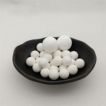 Bolas inertes con 99% de óxido de aluminio