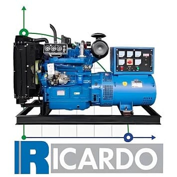 Diesel generators with engine Ricardo