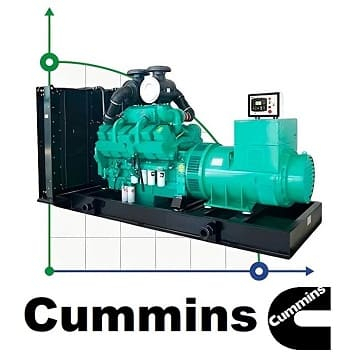 Diesel generators with engine Cummins