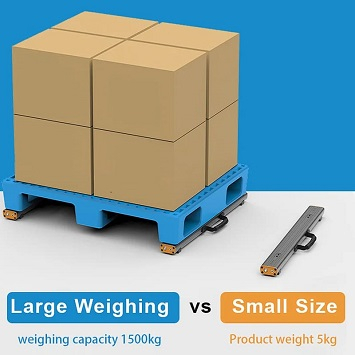 Balanzas portátiles con Bluetooth hasta 3000 kg