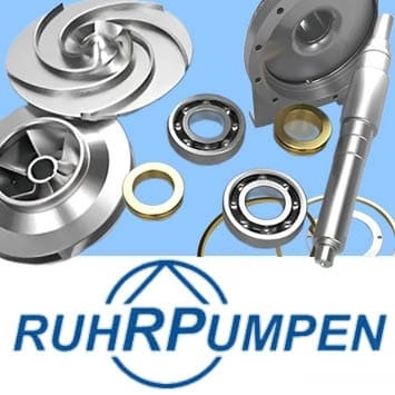 Spare parts for pumps Ruhrpumpen