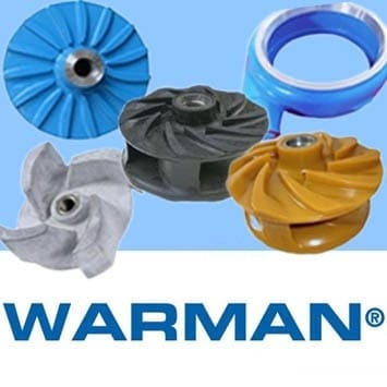 Spare parts for pumps Warman