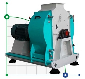 Crushers for grinding cereal crops in the process of feed, flour, ethanol production