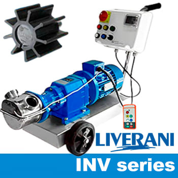 LIVERANI-Impellerpumpen der Serie INV mit Frequenzumrichter