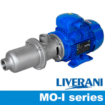 Schraubenspindelpumpen der Serie MO-I von LIVERANI mit Edelstahlgehäuse