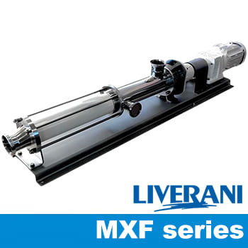 LIVERANI-Schraubenpumpen der Serie MXF mit festem Drehzahlregler
