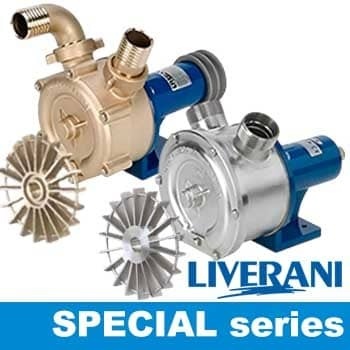 Вихрові насоси LIVERANI SPECIAL з шківом, без двигуна