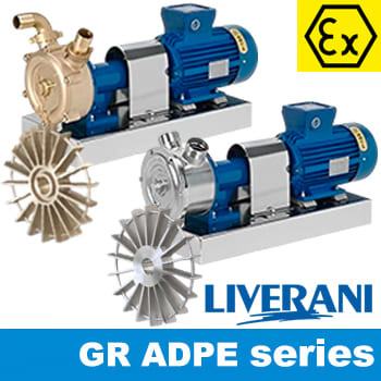 Вихрові насоси LIVERANI GR вибухозахищені Ex