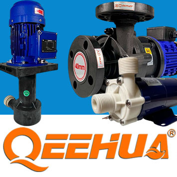 QEEHUA: bombas químicas con acoplamiento magnético, centrífugas, autoaspirantes, semisumergibles.