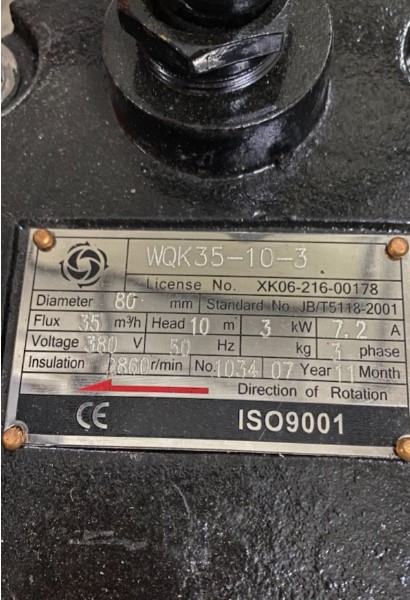 Насоси серії WQK