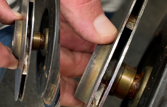 Wet rotor pumps