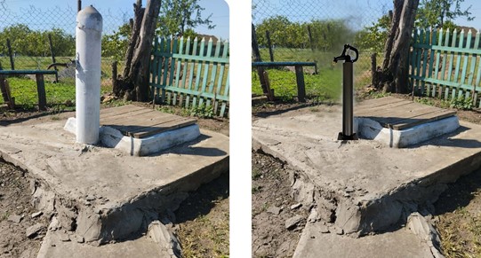 Заміна старих водорозбірних колонок